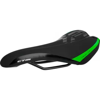 Sedlo na kolo CTM sedlo Tranz (černá/zelená)