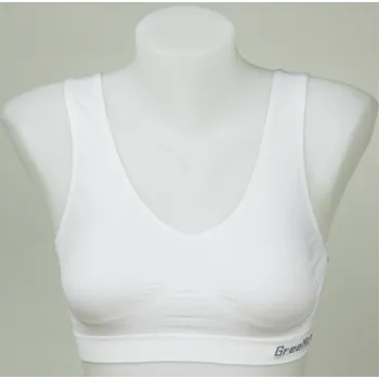 Podprsenka Greenice Sportovní podprsenka bílá Velikost: 2XL/ 3XL
