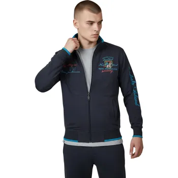 Pánská mikina Benter Pánská modrá rozepínací mikina Barva: Modrá, Velikost: M