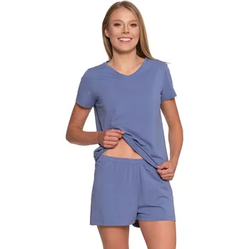 Dámské pyžamo Dámské pyžamo Moraj PDD2800-005 Barva: Modrá, Velikost: L