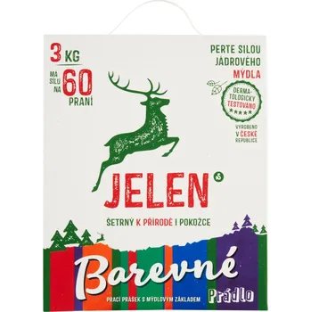 Prací prášek Jelen prací prášek na barevné prádlo 5kg 100PD