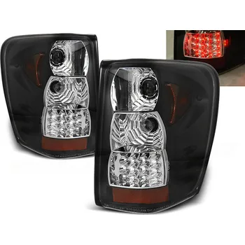 Zadní světlomet LED ZADNÍ SVĚTLA CHRYSLER JEEP GRAND CHEROKEE 99-05.05 ČERNÁ LED