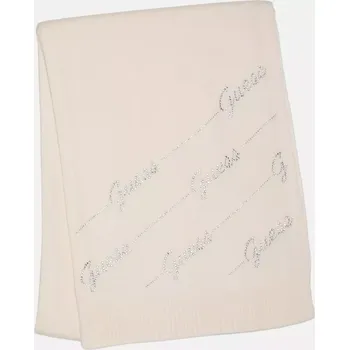 Šála GUESS šála Scarf Rhinestone mléčná