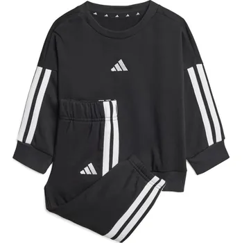 adidas Infants BOS Jog French Terry Set Black/White 1-2 Years