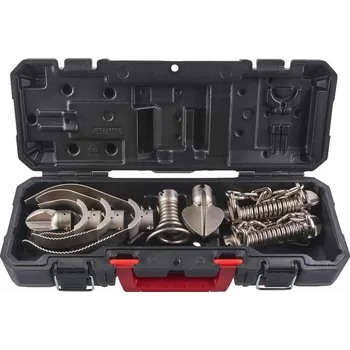 čistič potrubí MILWAUKEE Sada nástavců na čištění odpadů pro spirály 16 mm a 20 mm - 9 ks 48532840