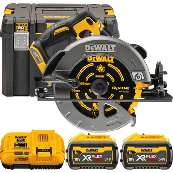 DEWALT 54V XR FLEXVOLT Aku kotoučová pila, kotouč 190 x 30 mm, 2x 9,0 Ah DCS578X2-QW