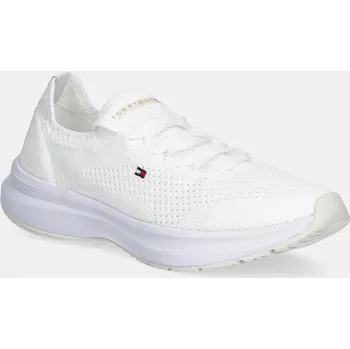Dámské tenisky Tenisky Tommy Hilfiger TH KNIT RUNNER FW0FW08813 bílá 00X, EUR 37