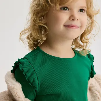 Reserved - Volánová halenka - zelená - 444FT-77X - 444FT-77X-80