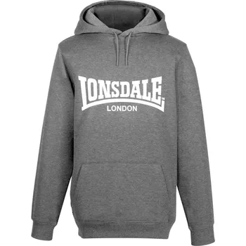 Pánská mikina Lonsdale Essential pánská mikina Charcoal M XL