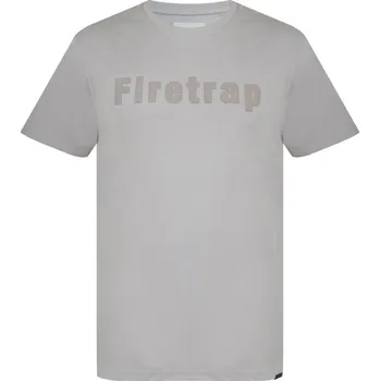 Firetrap Large Logo pánské tričko White Stone M