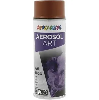 Stavebniny Dupli-Color Aerosol Art sprej 400 ml měděná hnědá mat / RAL 8004