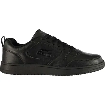 Pánské tenisky Slazenger Tower Low Trainers Mens Black/Black 11 (46)