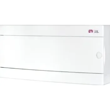 Rozvaděč Nástěnná rozvodnice ETI s bílými dvířky ECT 1x24PO, počet modulů: 24 (1x24) 001100281