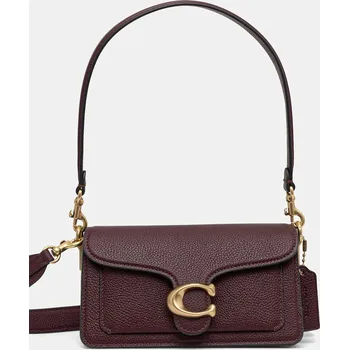 Kabelka Kožená kabelka Coach Tabby Shoulder Bag 20, ONE SIZE, burgundské, 93X