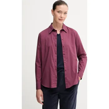 Bavlněná košile United Colors of Benetton 5WPQDQ0AX fialová 49X, vel. S