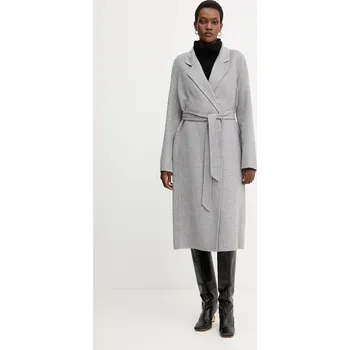 Dámský kabát Vlněný kabát BOSS Cotaz_DF 50541513 šedá 09X, vel. 36