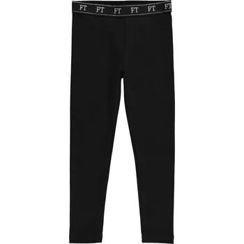 Dívčí legíny Firetrap Jacquard Leggings Infant Girls Jet Black 2-3 Years