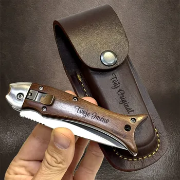 kapesní nůž Tvujoriginal Dřevěný nůž ve tvaru ryby hnědá/dřevo