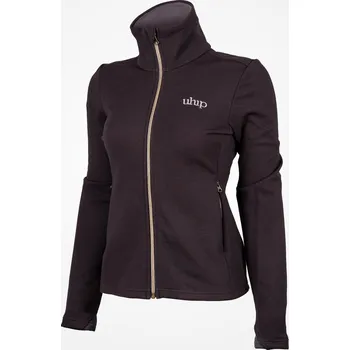 Dámská mikina UHIP Mikina vlněná UHIP, se zipem, dámská, chocolate plum brown 40