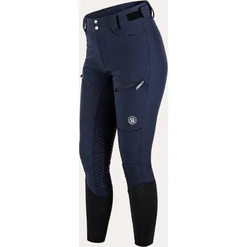 Jezdecké kalhoty UHIP Rajtky vlněné 2.0 UHIP, s gripem na kolenou, zimní, dámské, dark navy 36