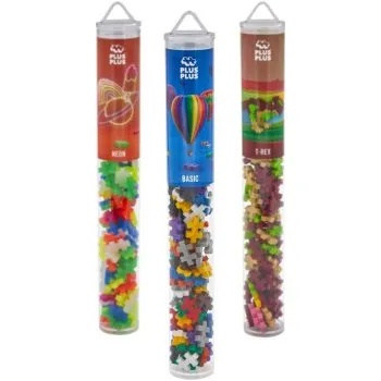 ostatní stavebnice 2+1 Plus-Plus (100ks) Tuba Basic Neon T-Rex