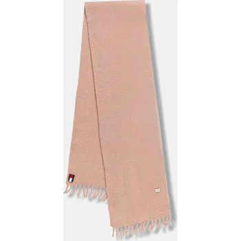Šála Šála s přídavkem vlny Tommy Jeans AW0AW17903 růžová 30X, vel. ONE SIZE