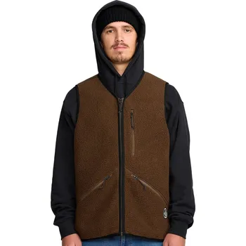 Pánská vesta vesta Volcom Snowdrift - Brown M