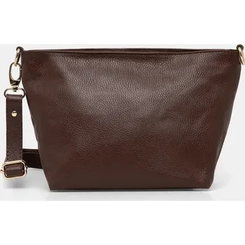 Kabelka Kožená kabelka Answear.LAB hnědá barva 100143.hak 89X, vel. ONE SIZE