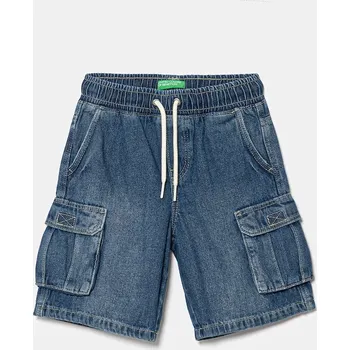 Chlapecké kraťasy Dětské riflové kraťasy United Colors of Benetton 4KEHG902Q.P.Seasonal modrá 95X, vel. 98