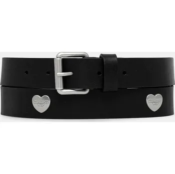 Módní doplněk Kožený pásek Carhartt WIP Tylor Belt, S, černá, 99X