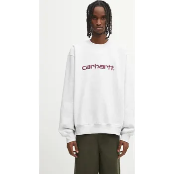 Pánská mikina Mikina Carhartt WIP Carhartt Sweat pánská, šedá barva, melanžová, I030546.38HXX, L, 09X