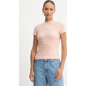 Pánské tričko Tričko Guess dámské, černá barva, W4BI26 J1314 W4BI26.J1314 24X, vel. L