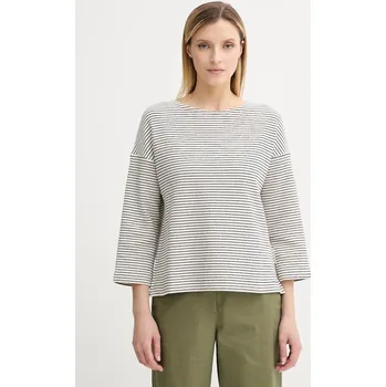 Tričko s dlouhým rukávem Marc O'Polo 506300352085 béžová 01D, vel. XS