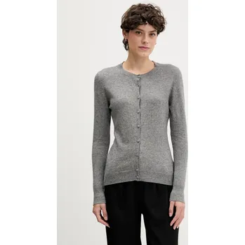 Dámský svetr Kardigan s příměsí vlny Sisley 102HM5237 šedá 90A, vel. L