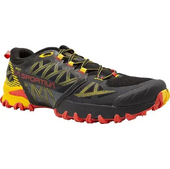 Pánská treková obuv boty La Sportiva Bushido III GTX - Black/Yellow 46.5