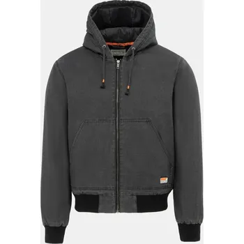 Pánská casual bunda SoulCal Soul Canvas Bomber Jacket Charcoal L