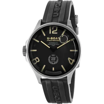 Hodinky U-Boat 2027 Mens Watch Darkmoon Anniversary 46mm 5ATM