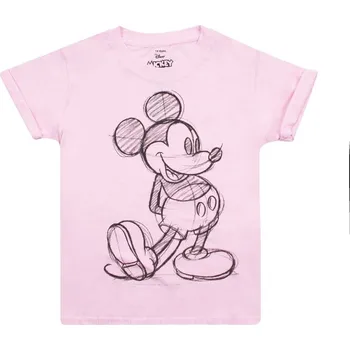 Chlapecké tričko Disney Kids' Regular Fit T-Shirt Pink 7-8 let