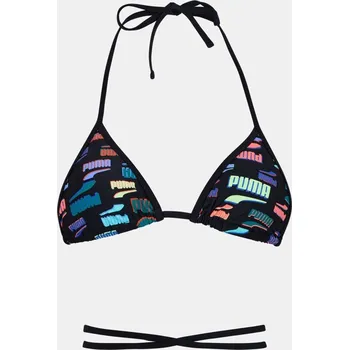 Dámské plavky Puma Swim Wrap Triangle Bikini Black Combo 14 (L)