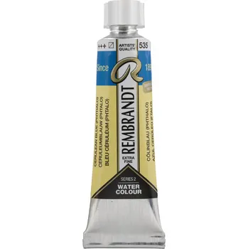 Vodová barva Akvarelová barva v tubě Rembrandt 10 ml – 535 Cerulean Blue Phthalo