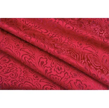 Brokát kapradina, rudý, 1.28m, sartor.cz