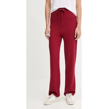 Dámské kalhoty Kalhoty BOSS Ottoman_Pants růžová barva, 50535771 83X, vel. XS