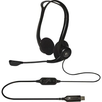 Elektronika Logitech Corded USB Stereo Headset PC 960 - Business EMEA, 981-000100