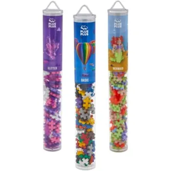 ostatní stavebnice 2+1 Plus-Plus (100ks) Tuba Basic Glitter Mořská Panna