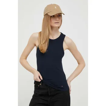 Top Tommy Hilfiger WW0WW38635 námořnická modř 59X, vel. S