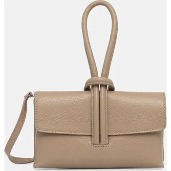 Kabelka Kožené psaníčko Answear.LAB hnědá barva 864.hak 84X, vel. ONE SIZE