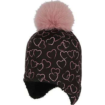 Čepice dívčí zimní čepice na uši RDX 4038 velikost 52-54