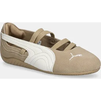 Dámské baleríny Semišové baleríny Puma Speedcat Ballet hnědá barva, 406758, 39, 84X