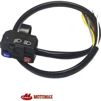 Osvětlení pro motocykl Přepínač s objímkou *SIM (světla+houkačka+vypínač) *Motomax