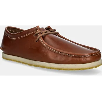 Dámské mokasíny Kožené mokasíny Clarks Originals Godney Lace, 42, hnědá, 88X